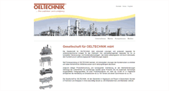 Desktop Screenshot of oeltechnik.de